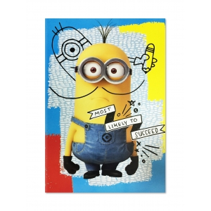 เครื่องเขียน: สมุดปกอ่อนมินเนี่ยน minions - Most Likely to Succeed